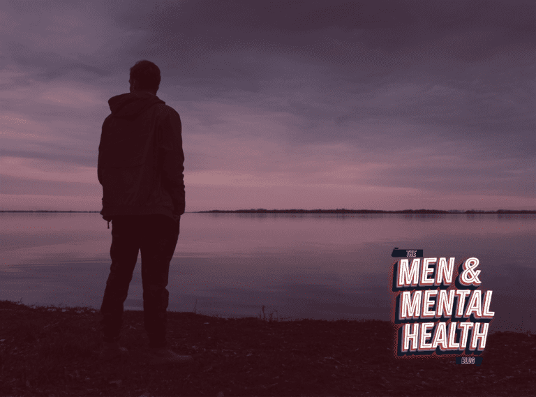 Men and Mental Health Thumbnail, man alone by lake